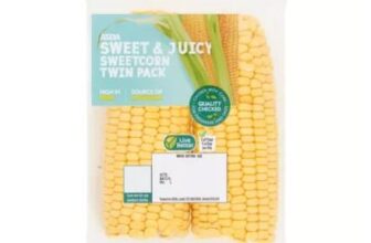 ASDA Sweet & Juicy Sweetcorn Twin Pack