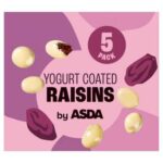 ASDA Yogurt Coated Raisins 5 x 25g (125g)