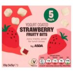 ASDA Yogurt Coated Strawberry Fruity Bits 5 x 25g (125g)
