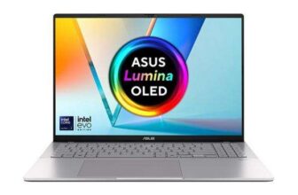 ASUS Vivobook S16 OLED S3607CA 16 Refurbished Laptop – Intel Core Ultra 7 255H, 1 TB SSD, Silver (Very Good Condition)