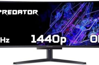 Acer 49 Predator X49X DQHD 240Hz QD-OLED Freesync Curved Gaming Monitor with KVM 90W PD