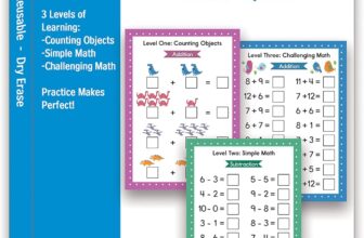 Addition & Subtraction Math Cards for Ages 4 to 7, Reusable Dry Erase Cards Build math confidence with reusable dry erase cards that make addition and subtraction fun for ages 47