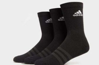 Adidas 3-Pack Crew Socks, Size S & 8.5-11, Free C&C