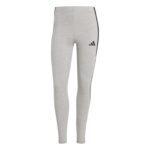 Adidas Essentials 3-Stripes Cotton Leggings Medium Grey Heather/Black XXS only