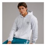 Adidas Originals Mens Trefoil Logo Essentials Full Zip Hoodie