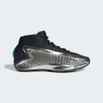 Adidas Performance Anthony Edwards 1 Mens Low Basketball Shoes Silver/Black UK Sizes Available: 6 – 16 (Half Sizes Inclusive)