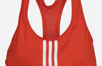 Adidas Red Striped Sports Bra (Only XS)