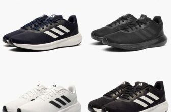 Adidas Runfalcon 3.0 Cloudfoam Mens Running Shoes (Legend Ink & Cloud White / Black & White / Black & White / Black & Black) W/Code