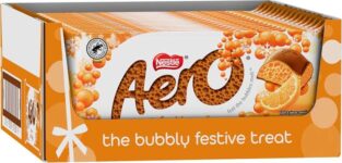 Aero Festive Orange Chocolate Sharing Bar, 15 x 90g