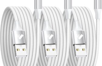 Aioneus iPhone Charger Cable 2M 3Pack iPhone Charger MFi Certified Lightning Cable Fast iPhone Charging Cable Braided USB to Lightning Cable for iPhone 14 13 12 11 Pro Max XR XS X 8 7 6 Plus 5 5S SE