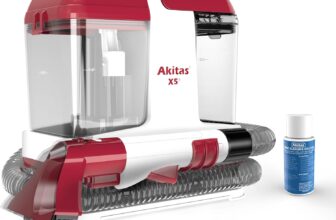 Akitas X5 Spot Cleaner, 2.5kg Lightweight Handheld Design,Fabric Cleaning Solution Trial Size, Dual Water Tanks, Ideal for Pet Stains, Sofas, Rugs, Cars & Upholstery