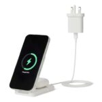 Amazon Basics 2-in-1 Qi2.2 25W Charging Station 45W PD Charger & 5ft Cable (With Voucher) – White