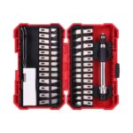 Amazon Basics 29-Piece Precision Hobby Knife Set, Red
