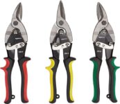 Amazon Basics 3-Piece Aviation Snip Set – Left, Right and Straight Cut