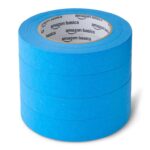 Amazon Basics Painters Tape Pack of 4 Rolls, 2.3 cm x 55 m, Blue