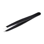 Amazon Basics Slant Tip Professional Stainless Steel Tweezer for Effective Hair Removal, Ideal for Daily Beauty Regimen