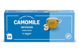 Amazon Camomile Tea, Calming Herbal Infusion, Pack of 25 bags (£1.14 S&S)