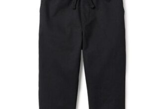 Amazon Essentials Boys Stretch Pull-on Pants, Black, 11 Years