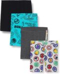 Amazon Essentials Disney Marvel Star Wars Girls Bike Shorts – Discontinued Colours, Pack of 4
