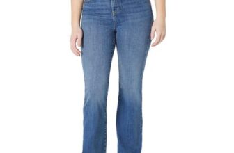 Amazon Essentials Girls High-Rise Flared Jeans, 10 Years (8 Years £3.76)