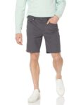 Amazon Essentials Mens 9 (23cm) Inseam Cotton Stretch slim fit Shorts dark grey 30 W only