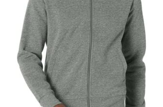 Amazon Essentials Mens Fleece Zip-Up size Mock Neck Sweatshirt, Mid-weight, Regular Fit size XXL S