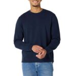 Amazon Essentials Mens Heavyweight Relaxed Fit Long Sleeve T-shirt – Navy XL
