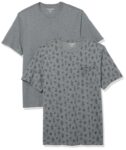 Amazon Essentials Mens T-Shirt Slim-Fit Short-Sleeved Crewneck Pocket, Pack of 2 in XL