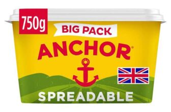 Anchor Spreadable Butter, 750G – Instore
