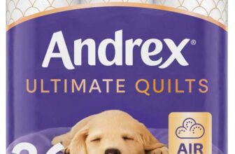 Andrex Ultimate Quilt Toilet Roll – 36 Toilet Rolls, 3-Ply, Bulk Buy Soft, Thick Sheets, FSC Certified