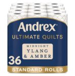 Andrex Ultimate Quilt Toilet Roll – 36 Toilet Rolls Midnight Ylang & Amber Fragrance