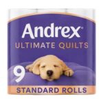 Andrex Ultimate Quilts Toilet Tissue 9 Pack