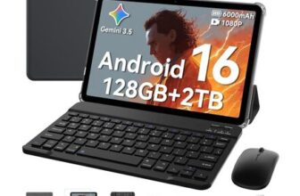 Android Tablet with 10-Inch HDIPS Display, 18GB RAM, 128GB ROM