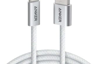 Anker Zolo USB-A to USB-C Charger Cable, 1.8 m Durable Braided Type-C Fast Charging Cable with Slim Connector – Sold by AnkerDirect UK FBA