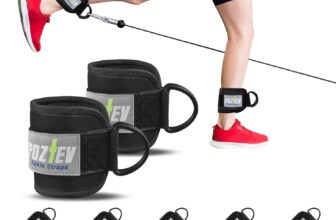 Ankle Straps for Cable Machine (PAIR) Adjustable Padded Cuff Leg Straps Attachment, Ideal for Glute Workouts Leg Training Kickbacks Hip Abductors Booty Building & Lower Body Fitness