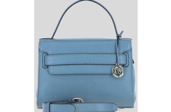 Ardora Real Leather Handbag with Detachable Crossbody Strap
