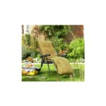 Argos Home Folding Metal Sun Lounger – Yellow