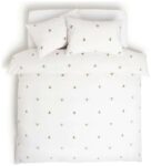 Argos Home Hideaway Bee Print White Bedding Set – Double – Free C&C Only (Limited Locations)