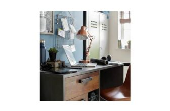 Argos Home Task Table Lamp – Copper