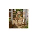 Argos Home Timber Folding Chair – Light Wood