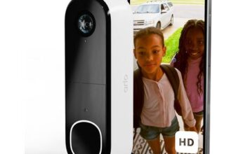 Arlo HD Wireless Battery-Powered Doorbell Camera Outdoor Night Vision UK