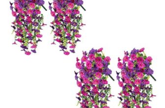Artificial Hanging Flowers Outdoor Morning Glory Silk Plants
