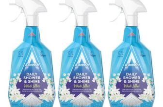 Astonish Daily Shower and Shine Spray, Vegan Cruelty-Free, Lilies, 3x750ml