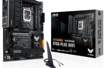 Asus Tuf Gaming B760-plus WiFi, Intel B760, 1700, Atx, 4 DDR5, HDMI, Dp, Wi-Fi 6, 2.5g LAN, Pcie5, 3x M.2, RGB