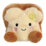 Aurora Palm Pals Buttery Toast Eco-Friendly 5in Brown Soft Toy