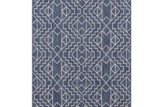 Aztec Blue Rug 120cm
