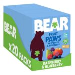 BEAR Raspberry & Blueberry Paws Real Fruit, 20g – £10.26 S&S