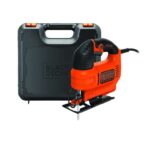 BLACKDECKER KS701EK-GB Compact Jigsaw with Blade, 520 W, Black/Orange
