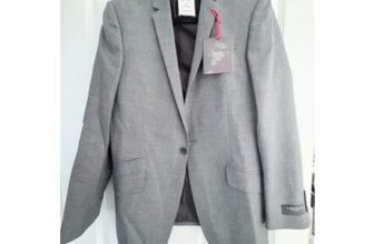 BNWT M&S Limited Collection Grey Slim Fit Blazer – RRP £129 – 38R
