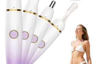 BOYUNSHI 4-in-1 Womens Facial Hair Remover, Wet/Dry